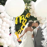 160 Pcs 5" Matte White Latex Balloons for Wedding Birthday Party