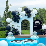 White Balloons,102Pcs 18In 12In 10In 5In White Latex Balloons Arch Garland For Wedding,Bride Engagement, Festival Picnic, Birthday,White Theme Anniversary Christmas Decoration