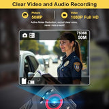 Body Camera with Audio and Video Recording: 1080P FHD Body Cam with Night Vision, 10HR Battery, 2.0" Screen, 128GB Wearable Camera, Bodycam for