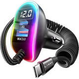 Super Fast Samsung Galaxy Car Charger, Usb C 96W Super Fast Car Charger Pd& Qc3.0 Car Phone Charger Adapter For Iphone 15 Pro Max Plus,Samsung Galaxy S25 Ultra Plus S24/S23/S22,Android,Ipad Pro