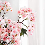 Artificial Apple Blossom, Artificial Apple Tree Branch Flower Silk Apple Blossom Arrangement, Used For Family Wedding Decoration. (Pink, 39 Inches)