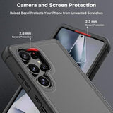 Maverick Series For Samsung Galaxy S25 Ultra Case With Belt Clip Holster, 6.9 Inch, Heavy Duty Military Grade Drop Protective Case W 360° Rotating Stand (No Screen Protector) Black