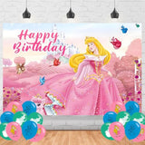 5x3 Princess Aurora Birthday Backdrop for Party Decor & Photo Booth Props