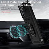 Samsung Galaxy S21 5G Dual Layer Military Grade Drop Tested Case with Camera Lens Cover and HD Screen Protector