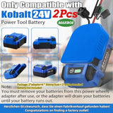 2Pcs For Kobalt 24V Battery Adapter,For Power Wheels Adaptor,Diy Charger Drill Adapter Converter For Kobalt Battery Power Station,Conversion Kit With Switch,For Robotics Rc Truck Car Toys Batteries