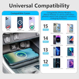 Wireless Charger Compatible With 2014-2021 Toyota Tundra Wireless Charger Magnetic Charging Tray Pad Replacement For 2014-2021 Toyota Tundra Accessories