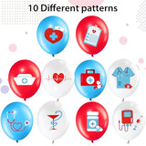 50 Pcs Nurse Balloons 12 Inch CNA Week Balloons Doctor Medical Party Decorations Appreciation Gift for BSN RN LPN Graduation Hospital Themed Birthday Retirement Party Supplies