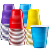 Comfy Package [12 Oz. - 40 Count Plastic Party Cups Disposable - Assorted Colors Drinking Cups For Party, Events, And Everyday Use
