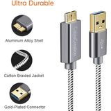 CableCreation Short USB3.0 Hard Drive Cable 1FT, USB 3.0 A to Micro B Cable 5Gbps Data, USB 3.0 External Works for WD Toshiba, Seagate Hard Drive, Galaxy S5 and More 0.3m