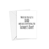 Pregnancy Announcement Card For Dad, On Father'S Day, Grandpa Baby Reveal Card From Son Or Daughter What Do You Get A Dad Who Has Everything For Father'S Day (Dad Father'S Day)