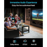 8K Fiber Optic Hdmi Cable 25Ft (48Gbps, In-Wall Cl3 Rated, Earc, 8K 60Hz, 4K 1