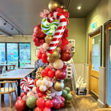 111Pcs Christmas Balloon Arch Kit Red Green Gold Party Decorations