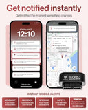 Plug - 4G Lte Car Gps Tracker, Vehicle Location Every 10-30 Seconds, Multiple Geofences, Route Playback, Monitor Speed, Driving Behaviour, No Activation Fees, Cancel Anytime, 7 Day Free Trial