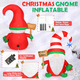 Christmas Inflatables Gnome, 4Ft Blow Up Christmas Gnome Outdoor Decorations, Inflatable Yard Decoration, Christmas Holi