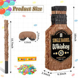 Brown Whiskey Bottle Piñata 16x6.3x3in Party Decoration for Adults Events