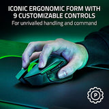 Razer Basilisk V3 X HyperSpeed Customizable Wireless Gaming Mouse: Mechanical Switches Gen-2-5G Advanced 18K Optical Sensor - Chroma RGB 9 Programmable Controls 535 Hr Battery Classic Black