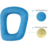 Replacement Ear Pads Compatible With Logitech G930/G430/G432/G332/G35/F450 Headphones, Replacement Ear Pads Made Of Soft Football Net Weaving And Memory Foam (Blue/Woven)