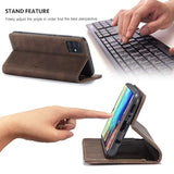 Samsung Galaxy A71 5G Wallet Case With Card Holder Kickstand Magnetic,Leather Flip Case For Samsung Galaxy A71 5G (Coffee)