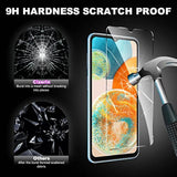4 Pack Screen Protector For Samsung Galaxy A23 5G/4G 6.6 Inch - 2 Pack Tempered Glass Screen Protector And 2 Pack Camera Lens Protector - Shatter Proof- Hd Clarity