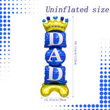 Happy Fathers Day Decorations Balloons for Party, 1Pcs 44 Inch Large Self Standing Dad Balloon For Fathers Day Birthday Party Celebrations Decor