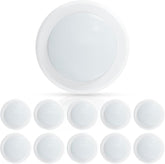 10 Pack 6 Inch LED Disk Lights 5000K Daylight Dimmable Flush Mount Downlights