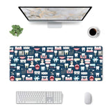 Dental Seamless Large Gaming Mouse Pad 31.5"X11.8" Waterproof Non-Slip Desk Mat For Office/Gaming Keyboard And Mouse With Rubber Base For Home And Work