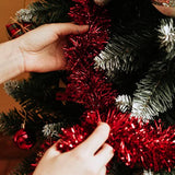 25 Feet Valentine'S Day Foil Fringe Garland Metallic Tassle Banner Wal