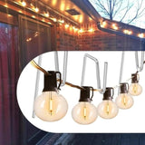 60 Metal Gutter Hooks - Weatherproof Christmas Light Clips For Outdoor Holiday Lights