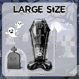 2pcs Large 3D Halloween Tombstone Foil Balloons 48 Inch Standing Party Decor