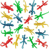 28Pcs Stretchy Lizard Toys Rubber Fake Lizards Set For Halloween Party Favors Decoration Easter Egg Basket Stuffers Classroom Prizes Themed Parties Present Bags For Kids Teens Adults