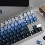 Pbt Keycaps 130 Keys Moon Cherry Profile Keycap Set Custom Dye-Sub Cute Keycap