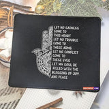 Hamsa Flowers Mouse Pad For Women - Brithday Gift For Zen, Yoga And Buddhist Symbols Mousepad - Hamsa Hand Meditation Gifts Mousemat 9.5 Inch