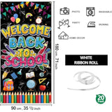 Welcome Back to School Banner Classroom Door Decoration for First Day