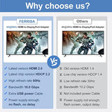 Hdmi To Displayport, Ferissa Hdmi To Displayport Cable Adapter, Hdmi Male To D