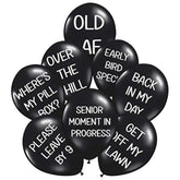 Funny Abusive Balloons | Fun Decoration For Adult Birthday Party | 8 Pack With Different Phrases (8 Pack)