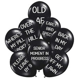 8-Pack Funny Balloons – Hilarious Adult Birthday Party Decor with Bold Phrases