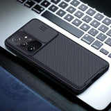 Samsung Galaxy S21 Ultra 5G Camera Cover and Full-Body Protective Case, Slim Fit, Black