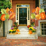 Fall Foil Balloon Set: Maple Leaf, Pumpkin, Acorn Thanksgiving Decor