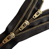 5 Inch Metal Zipper #5 | Antique Color | 5 Pcs/Pack