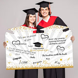Jumbo Graduation Card Guest Book 2026 Graduation Party Decorations Class Of 2026 Big Giant Card For College High School Party, 24.8 X 16 Inches(Black, Gold)