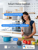 P1 Smart Plug Mini 15A, Smart Wifi Bluetooth Outlets Work With Alexa & Google Assistant, Voice/App Control, Safety Lock, Schedule & Group Controller, 2.4G Wifi Only, Etl & Fcc Certified, 4-Pack