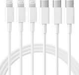 3 Pack USB C to Lightning Cable 6FT Apple MFi Certified Fast Charging for iPhone 14 13 12 11 iPad