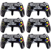 Gamer Party Balloons 6 Pack Video Game Controller Decor for Birthday Parties