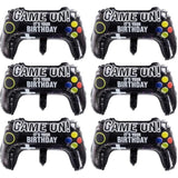 Gamer Party Balloons 6 Pack Video Game Controller Decor for Birthday Parties
