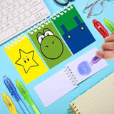 24 Pcs Super Bros Party Favors | Set Of 12 Invisible Ink Pen And 12 Super Bros Mini Notepads | Gift Bag Stuffers For Super Bros Party Supplies