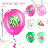 36-Pcs Watermelon Theme Balloons Summer & 1st Birthday Party Decor