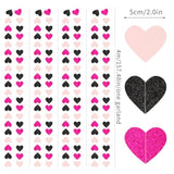 62Ft Hot Pink & Black Heart Streamers Birthday/Wedding Hanging Garland Banner