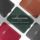 Laptop Sleeve 16-17" Case With Stand Compatible With Microsoft Surface Laptop 5/4/3/2 13.5", Macbook Air/Pro 13.3", Pu Leather Sleeve For 15-16" Laptop Computers - Rose Gold