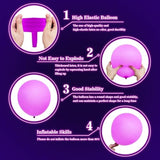 100-Pcs UV Neon Glow Balloons for Blacklight Parties & Decorations