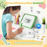Mini Sticker Printer, Print Pods Mini Thermal Sticker Printer M02X, Stickers Maker Machine For Kids, Student, Family, Pocket Photo Printer For School For Study Note, Journal, Diy, Gift, White